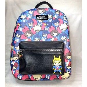 My Hero Academia Mini Backpack Chibi Ballon Faux Leather Double Strap Hot Topic
